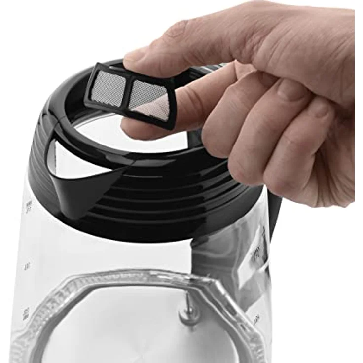 HYUNDAI VK 780 Glas Wasserkocher mit 7 Temperatureinstellungen I 40-100°C I LED Beleuchtung I Warmhaltefunktion I 1.7 Liter I 2200 Watt – Bild 4