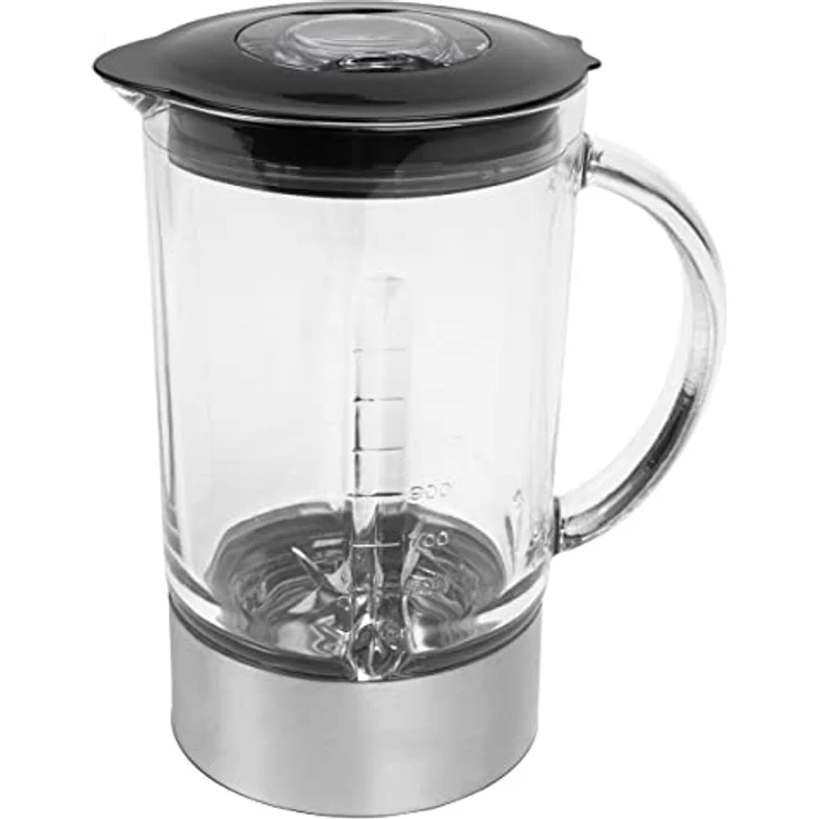 Original ProfiCook PC-UM 1006 Mixaufsatz, Glas, edelstahl, schwarz – Bild 2