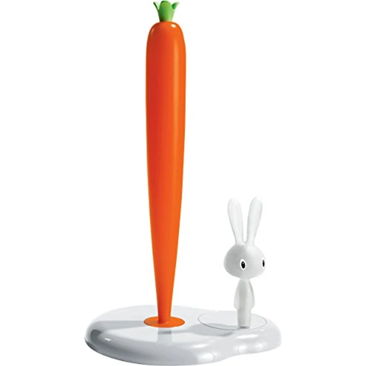 Alessi Küchenrollenhalter, thermoplastisches Harz, weiß, 15 x 20 x 28.5 cm – Bild 2