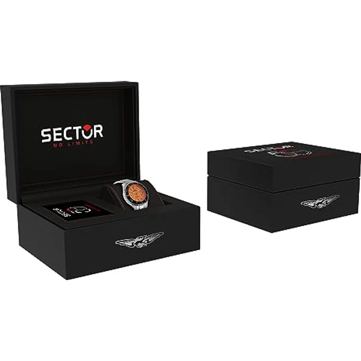 Sector No Limits Orangefarbene Herrenuhr in limitierter Auflage, Automatik, Analog, 230 Anniversary 50th Years Collection – R3223161012 – Bild 5