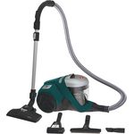 Hoover Bodenstaubsauger HP332ALG 011, 850 W, ohne Beutel, Metallteleskoprohr, Mini-Turbodüse, Parkettdüse, Silber