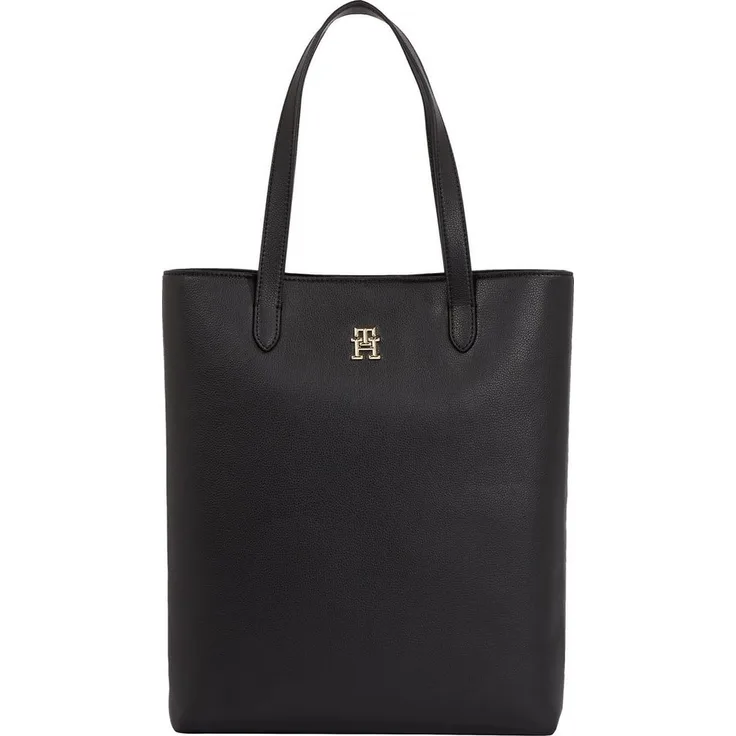 Tommy Hilfiger Shopper TH CASUAL SLIM TOTE NS, mit TH-Emblem vorne, schwarz