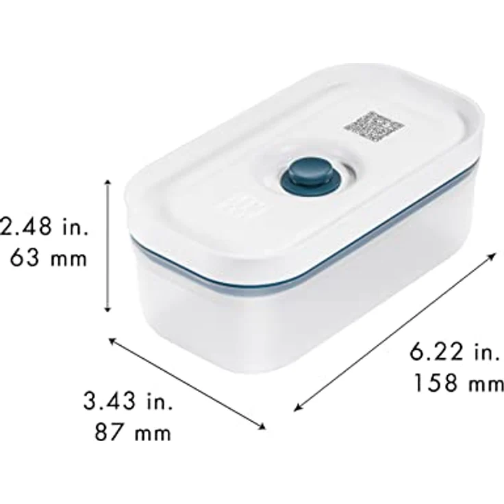 Zwilling Fresh & Save Vakuumbox, Größe S, Kunststoff, La Mer - BPA-frei, spülmaschinengeeignet, mit intelligentem Frischestatus-Tracking – Bild 4