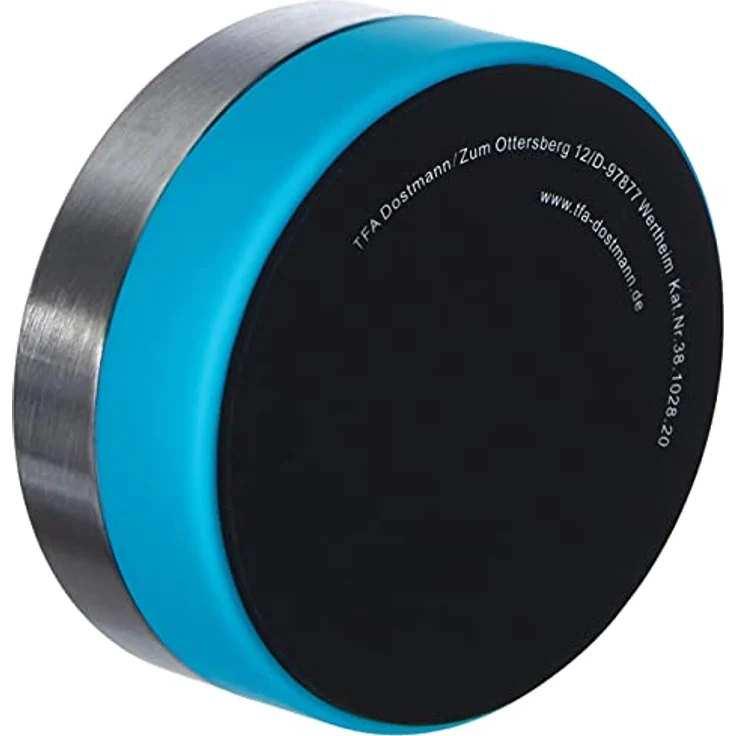 TFA Dostmann Puck Küchentimer, Eieruhr magnetisch, Timer, mit Restzeit-Anzeige, 0-60 Minuten, türkis, 38.1028.20 – Bild 2