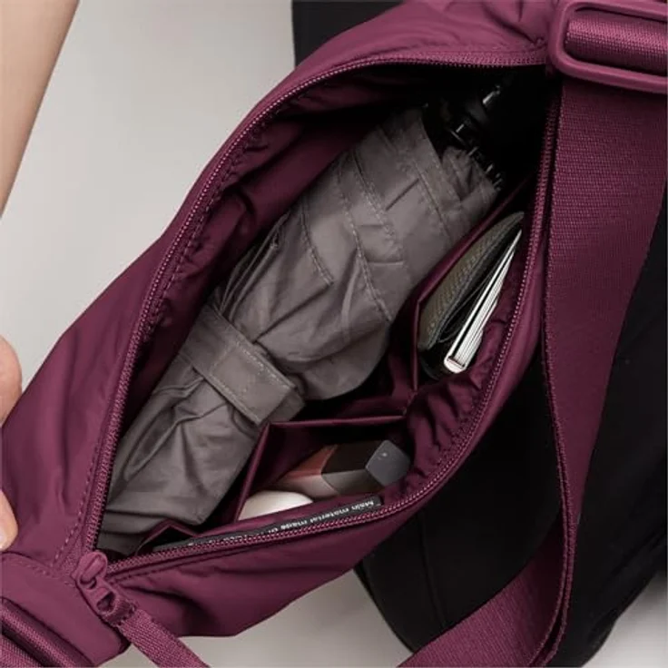Got Bag Moon Bag Umhängetasche 32 cm, lila, aus 100% Polyester – Bild 5