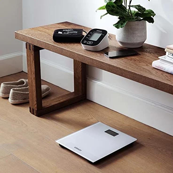 OMRON HN300T2 Intelli IT – smarte, digitale Personenwaage für zu Hause mit Bluetooth-Anbindung an Smartphone-App – Bild 2