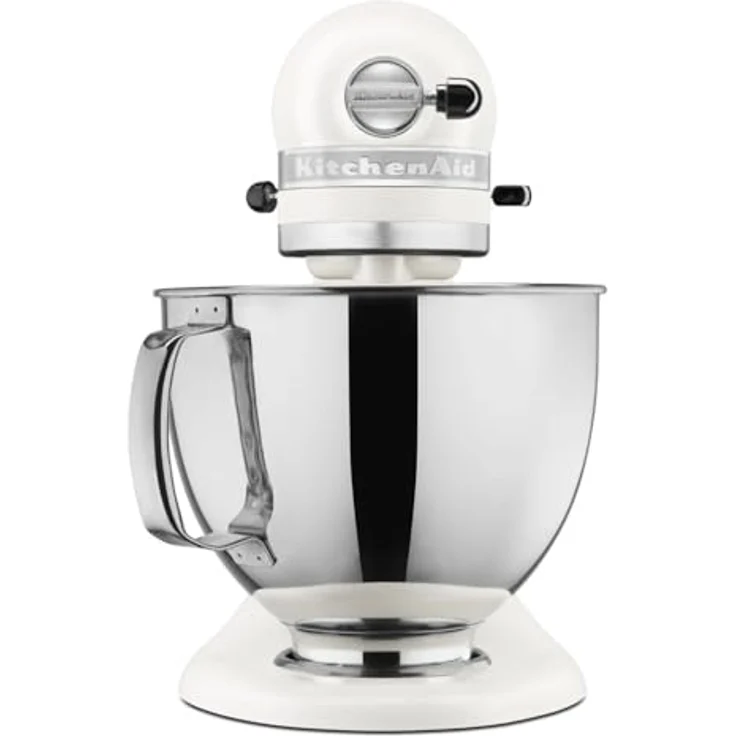 KitchenAid Artisan 5KSM125, Küchenmaschine mit 300 Watt, 4,8 Liter Edelstahl-Schüssel, Beige – Bild 3