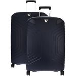 RONCATO Ypsilon 4.0 Trolley (L + M) Blu Notte, Robustes Trolley-Set mit leisen Rollen
