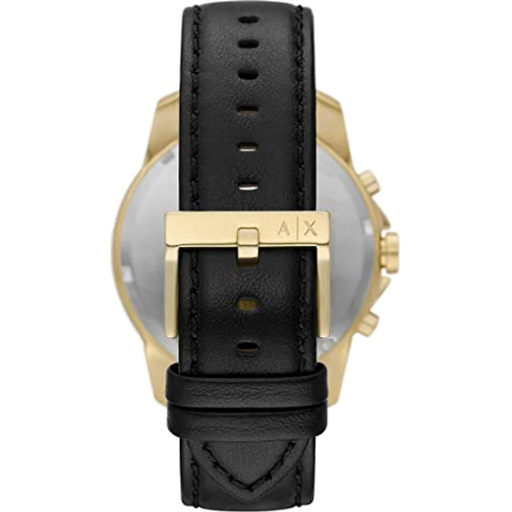 Armani Exchange Geschenkset Herrenuhr Chronograph Edelstahl goldfarben, AX7133SET – Bild 3