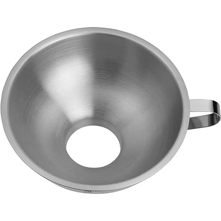 WMF Gourmet Marmeladentrichter 14 cm, große Öffnung 4 cm, Einfülltrichter Edelstahl, Cromargan Edelstahl, Einfüllhilfe für Gläser – Bild 5