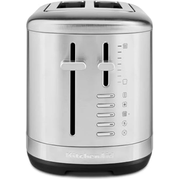 KitchenAid Toaster 5KMT2109ESX, Edelstahl, 2 Schlitze, 980 W, mit Bräunungsgrad-Regler und entnehmbarer Krümelschublade – Bild 3