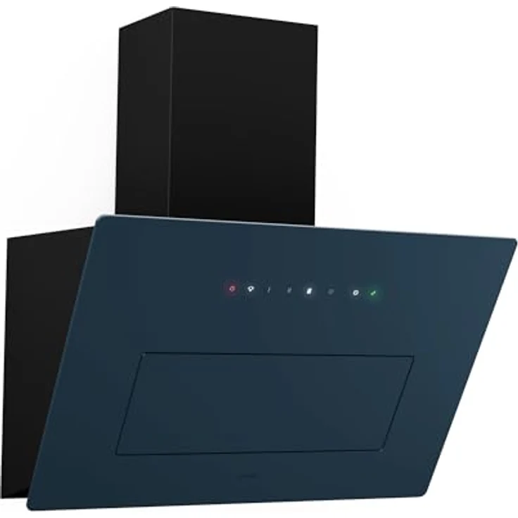 Klarstein SleekAir Dunstabzugshaube 60 cm, Kopffreihaube, 686 m³/h, A++ Energieeffizienz, Touch-Bedienfeld, LED-Beleuchtung 2700-6500 K, Duale Belüftung, Anthrazit – Bild 2