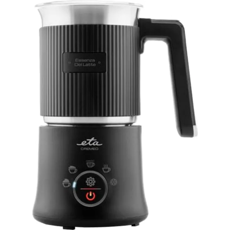 ETA Cremeo Milchaufschäumer & Milchwärmer, 500W, 5 Funktionen, 350 ml, Edelstahlgehäuse, Antihaftbeschichtung, automatische Abschaltung