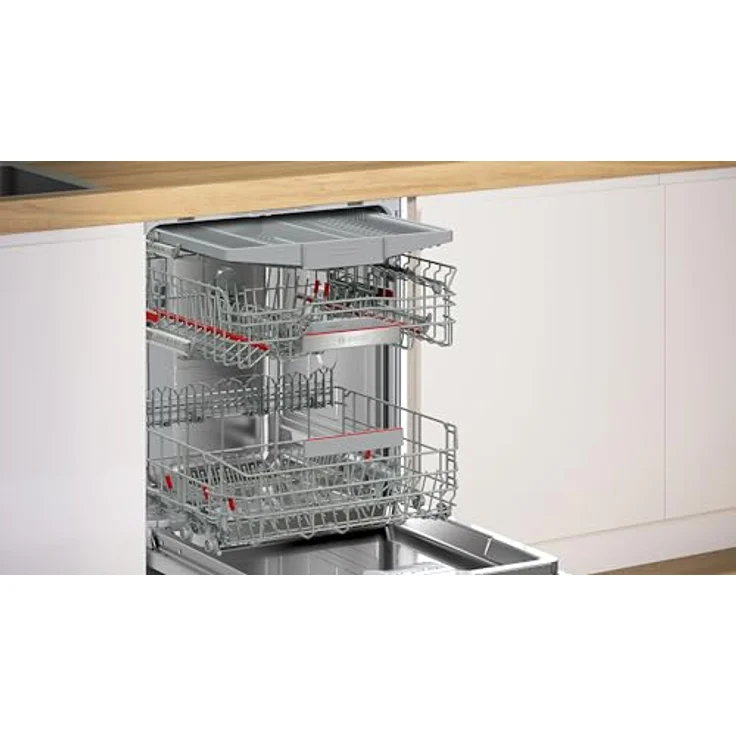 Bosch Serie 6 SBD6ECX18E, Vollintegrierter Geschirrspüler, 60 cm, 14 Maßgedecke, Touchsteuerung, Home Connect, 38 dB – Bild 3