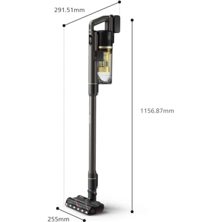 Philips Akku-Hand- und Stielstaubsauger XC7067/01 7000 Series "Pet", 56,7 W, beutellos, mit Anti-Haarentwirrung und bis zu 80 Minuten Laufzeit – Bild 8
