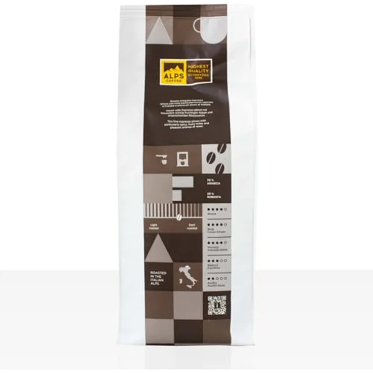 Schreyögg Alps Coffee Caffe Espresso Delizia 1kg Kaffee ganze Bohne – Bild 2