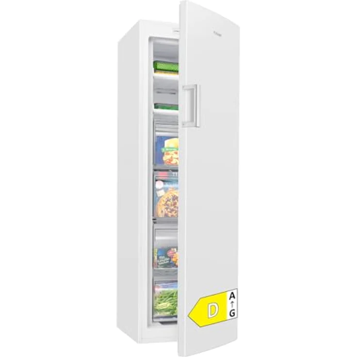 Bomann Gefrierschrank GS 7366, NoFrost, 171 cm, MultiAirflow, 204 Liter, leise 39 dB, bis zu -22°C, weiß – Bild 2