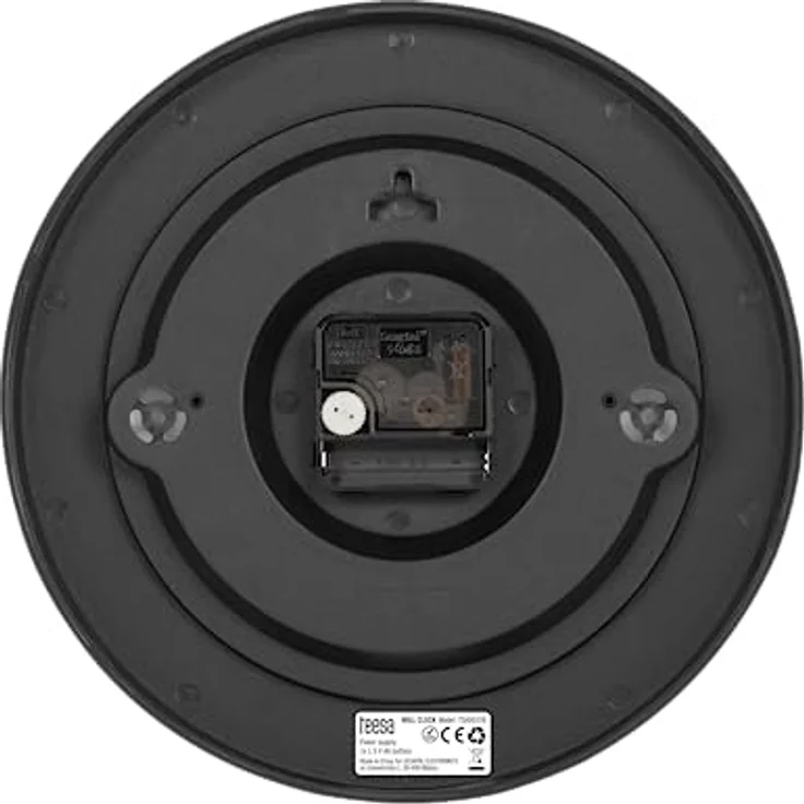 teesa Wanduhr, schwarz, 25 cm – Bild 4