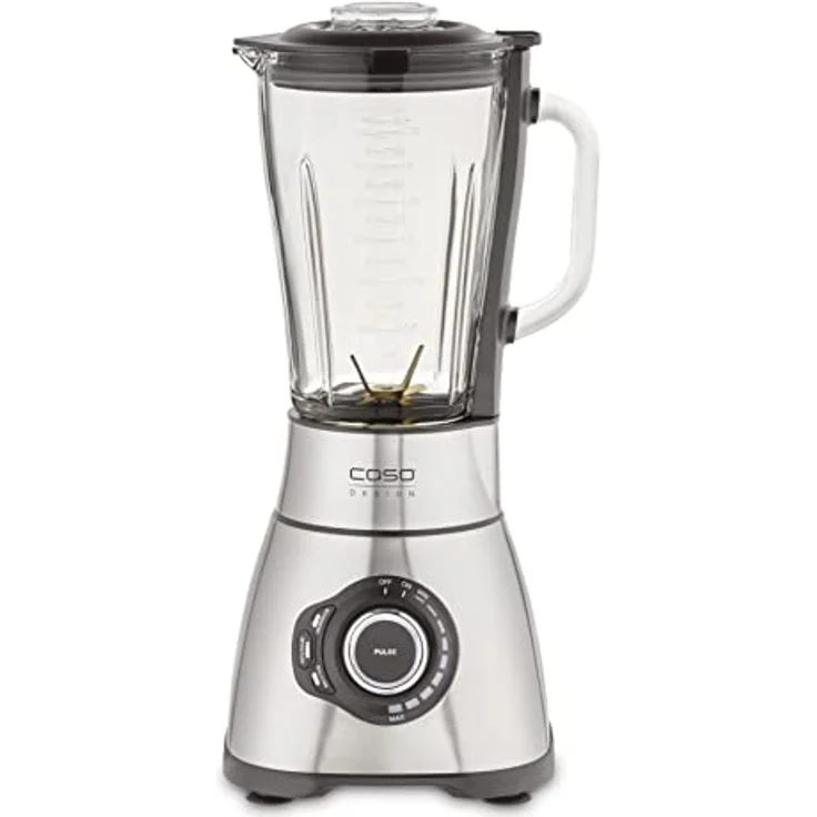 Caso 3619 B 1800 Power Blender Standmixer, 1800W, 1,7L, Puls-Funktion, 6 Edelstahlmesser, Icecrush-Funktion, Smoothie-Funktion, Edelstahl – Bild 4