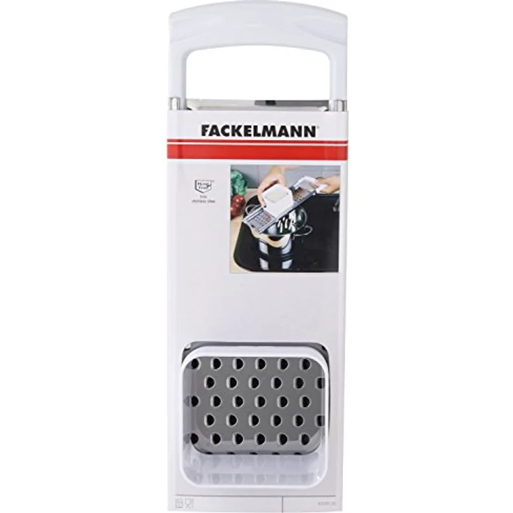 Fackelmann Spätzlehobel lang ARCADALINA, Spätzlereibe, Profi-Spätzlehobel klassisch, aus Edelstahl, für lange Spätzle (Farbe: Weiß-Silber), Menge: 1 Stück – Bild 4