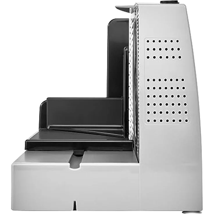 ritter nova 1 Duo Plus Elektrischer Allesschneider & Schneidemaschine aus Metall mit ECO-Motor, Made in Germany, Grau – Bild 4