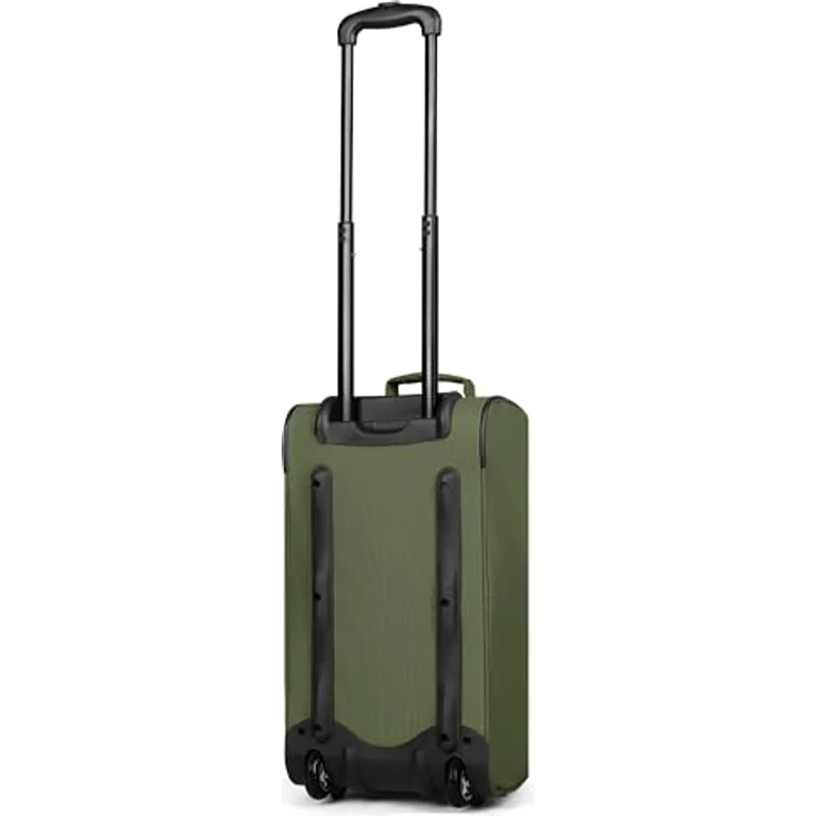 Redolz Duffle Essentials 2-Rollen Reisetasche, 28 cm, 39 l, grün, mit arretierbarem Griff und äußeren Taschen – Bild 7