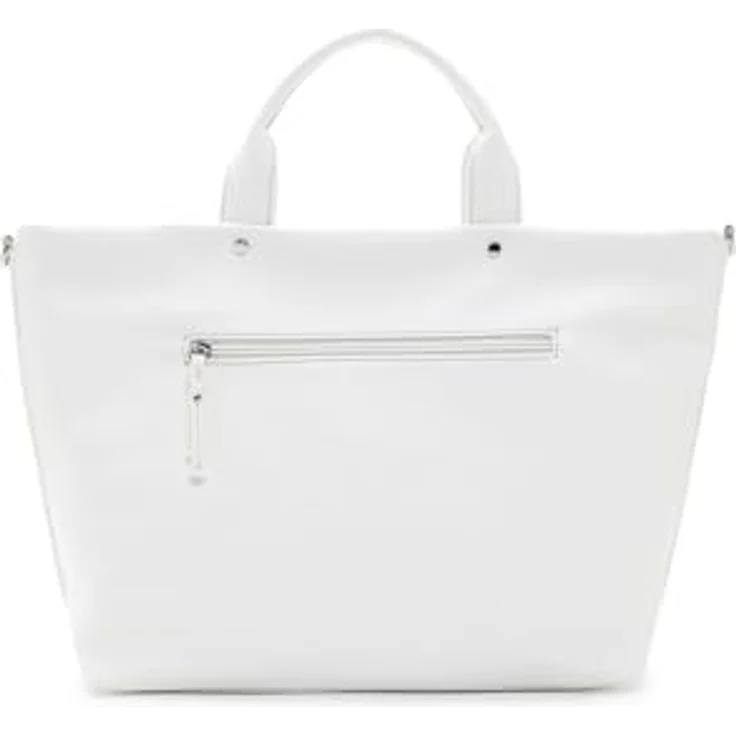 SURI FREY Shopper SFY Debby, veganer Einkaufstasche in Echtleder-Optik, weiß mit längenverstellbarem Umhängeriemen – Bild 6