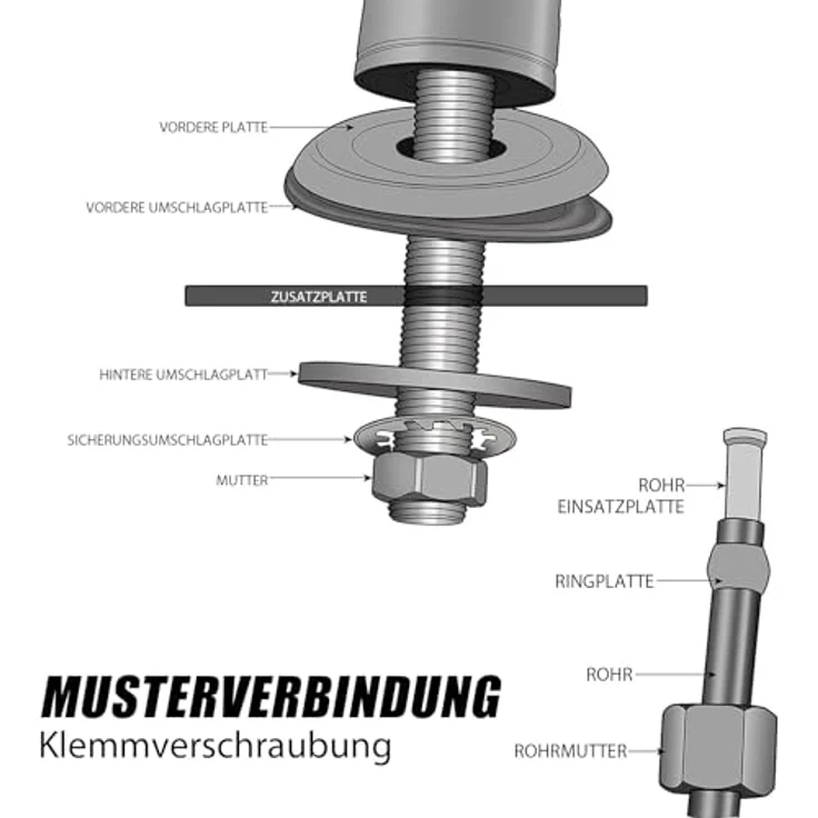 iSpring GB1 Wasserhahn-Wasserfilter, bleifrei, luftspaltfreies Design, 9 Zoll Chrom-Armatur mit schwarzem Hebel für Umkehrosmoseanlagen – Bild 6