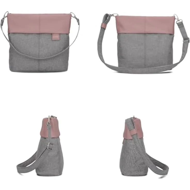Zwei Olli Umhängetasche 25 cm, Handtasche für Damen, elegant und praktisch – Bild 3
