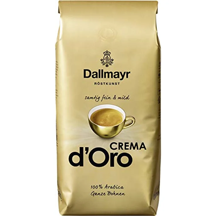 Dallmayr Crema dOro Kaffee, Bohnenkaffee, Röstkaffee, Ganze Bohnen, Kaffebohnen, Kaffee Crema, 1000 g – Bild 2