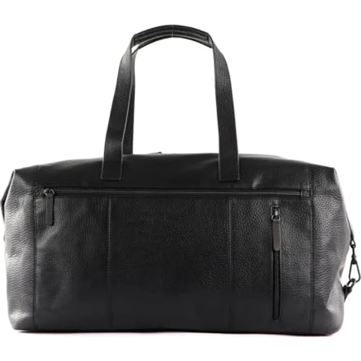 Jost Stockholm Weekender Reisetasche, 50 cm, 100% Leder, schwarz – Bild 3