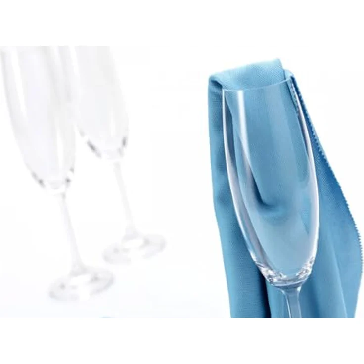 SAUGAUF Mikrofaser Filigranes Gläsertuch grau für strahlenden Glanz von Mega Clean Professional Brillenputztuch für Brillen, Bildschirme, Gläser – Bild 2
