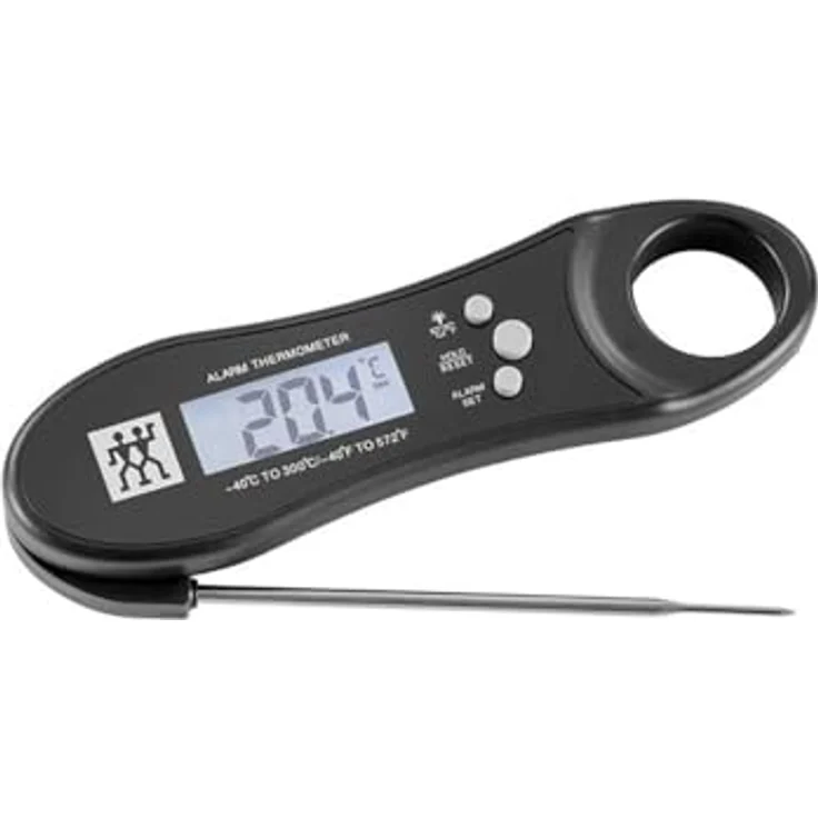 Zwilling BBQ+ Digitales Thermometer, Kerntemperatur in 2-4 Sekunden, magnetisch, wasserdicht, Li-Ionen-Akku, USB-Ladekabel – Bild 3
