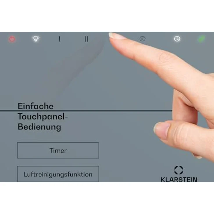 Klarstein SleekAir Dunstabzugshaube, 90 cm Kopffreihaube, 718 m³/h, A++ Energieeffizienz, Touch-Bedienung, LED-Beleuchtung 2700-6500 K, Edelstahl – Bild 5