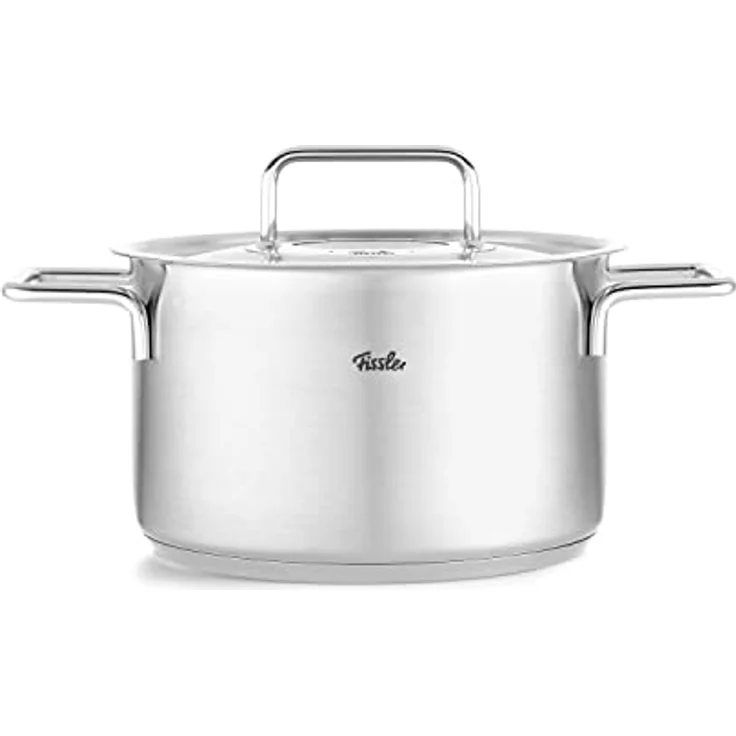 Fissler Pure Collection / Edelstahl-Kochtopf (Ø 20 cm, 3,6L) Töpfe inkl. Metall-Deckel, Innen-Skalierung – Induktion – Bild 2