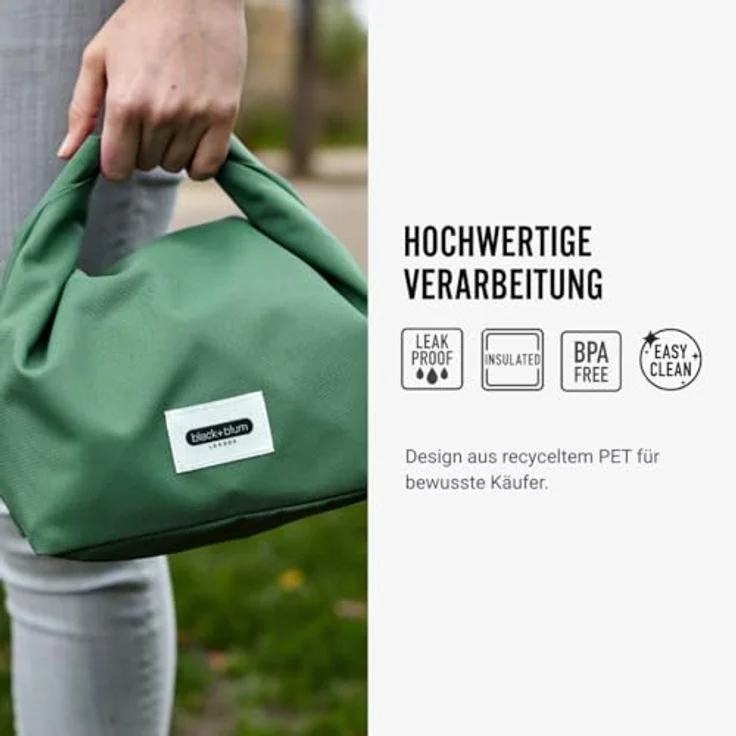black + blum Lunch Bag olive, 6,7 Liter – Bild 3