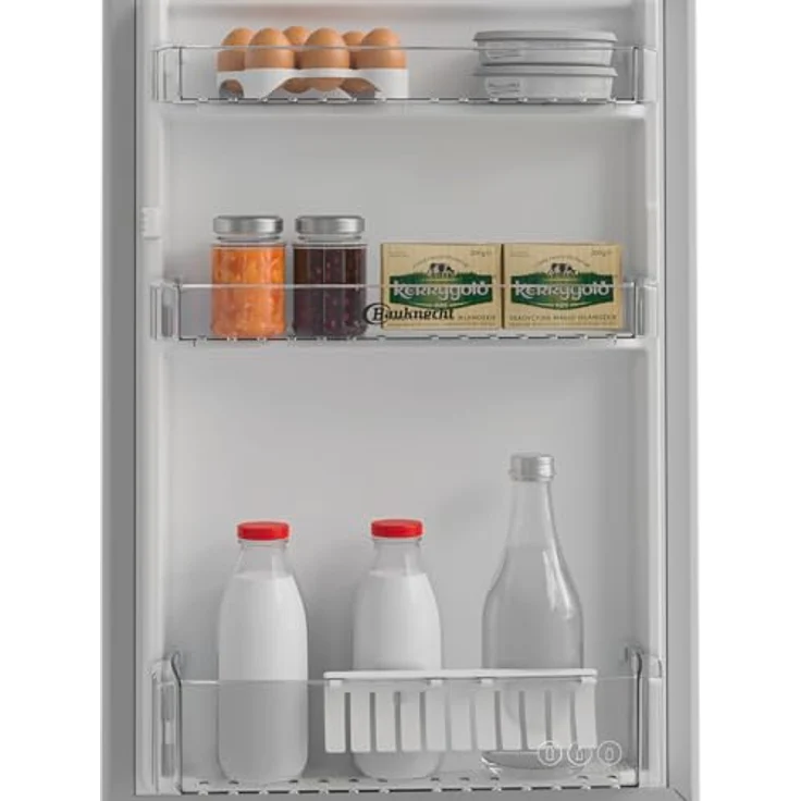 Bauknecht BKSI 9VF2 Einbau-Kühlschrank, 126 l Nutzinhalt, energieeffizient, 855 mm hoch, Weiß, Abtauautomatik, 4 höhenverstellbare Glasböden – Bild 4