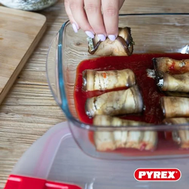 Pyrex Cook & Heat, 5-teiliges Glasbehälter Set mit Mikrowellen-Dampfventilen, BPA-frei, verschiedene Größen (0,3–2,5 l) – Bild 8