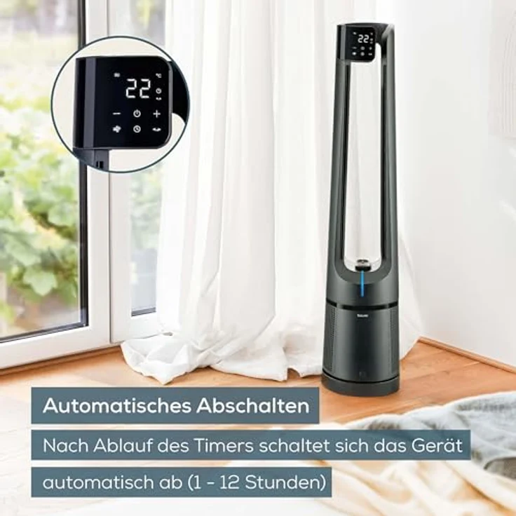 Beurer LV 500 PureFlow, Luftreiniger mit modernster Filtertechnologie und kompakt design – Bild 5
