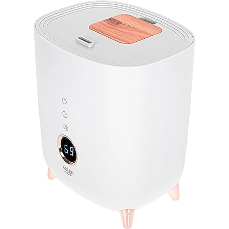 Adler Ad 7972 Ultraschall-Luftbefeuchter, LED-Display, Touch-Tasten, Aromatherapie, 4,0 Liter - Durchsichtig – Bild 8