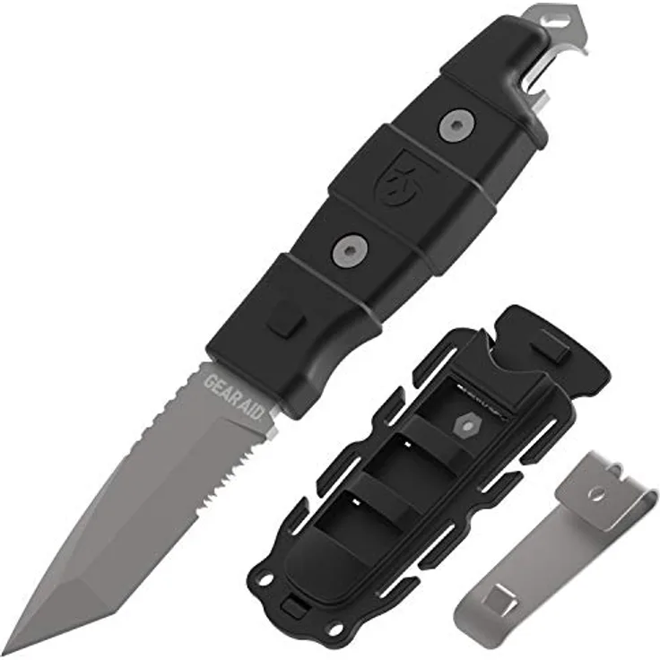 GearAid Kotu Tanto Survivalmesser Schwarz One Size