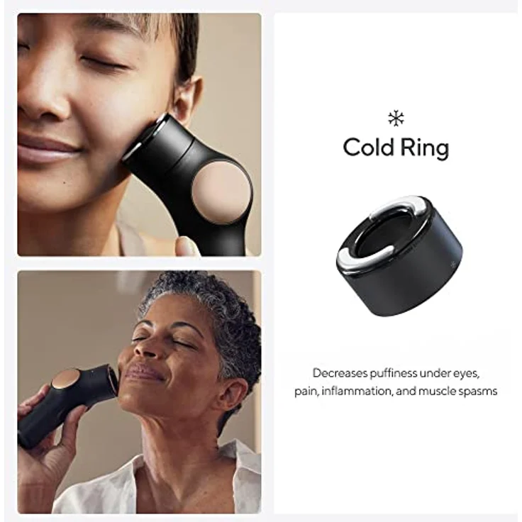 Therabody, Massagegerät, TheraFace Hot & Cold Rings, schwarz – Bild 3