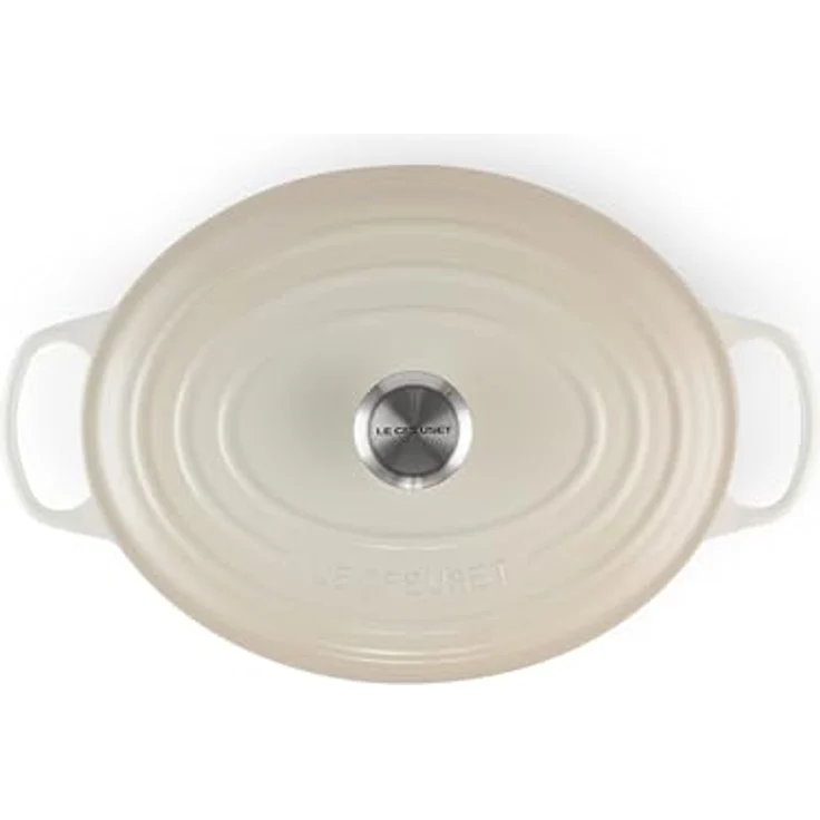 Le Creuset Bräter Signature oval meringue 31 cm – Bild 2