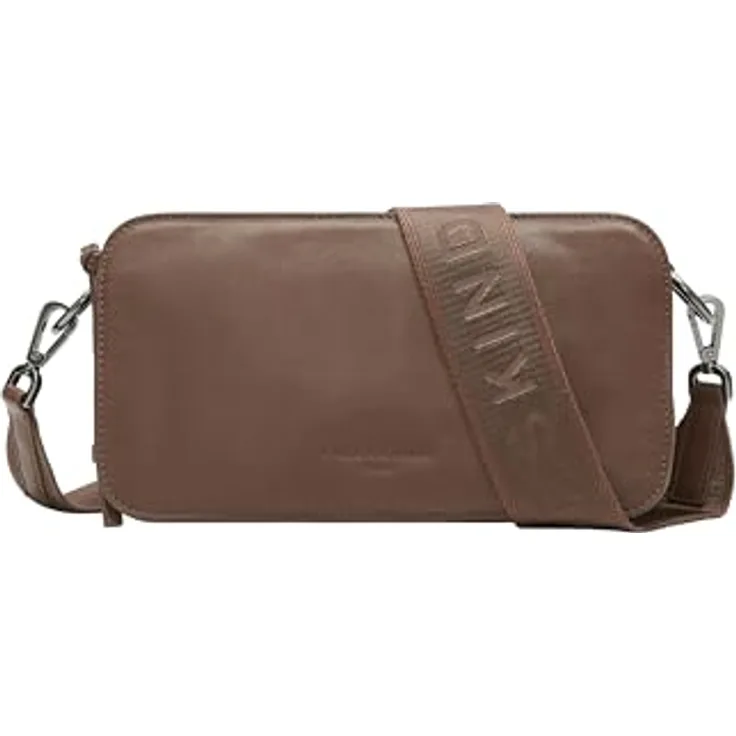 Liebeskind Clarice Umhängetasche, 100% Leder, 27 cm x 8 cm x 15 cm, braun