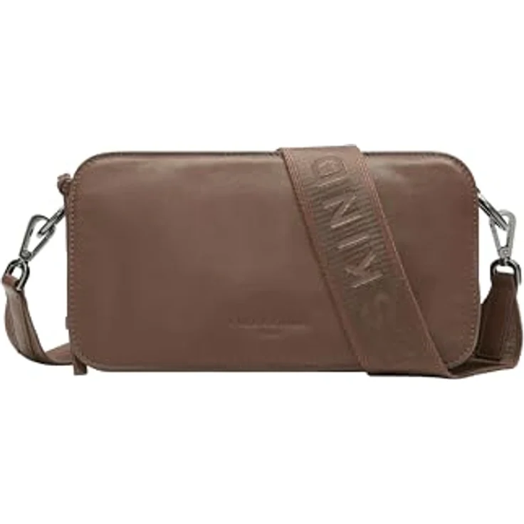 Liebeskind Clarice Umhängetasche, 100% Leder, 27 cm x 8 cm x 15 cm, braun – Bild 1