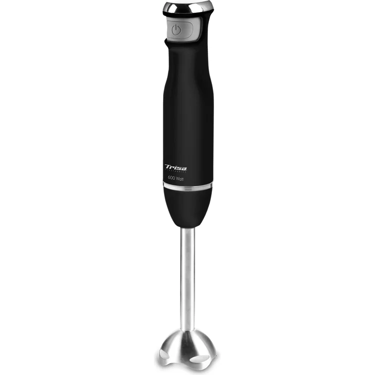 Trisa Diners Edition, Stabmixer mit 600W Leistung, intelligentem Steuerknopf und Edelstahl-Mixfuss, Schwarz