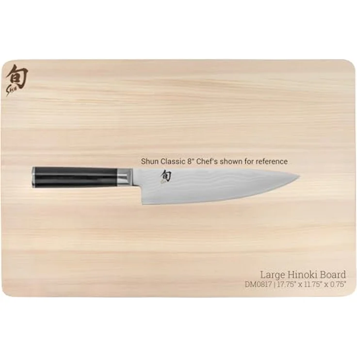 SHUN DM0817 Hinoki Schneidebrett, Holz, Natur – Bild 9