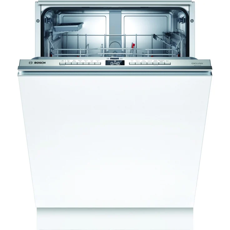 Bosch SBV4HBX01D Einbaugeschirrspüler, vollintegrierbar, 13 Gedecke, 6 Programme, Energieeffizienzklasse D, Höhenverstellbarer Oberkorb