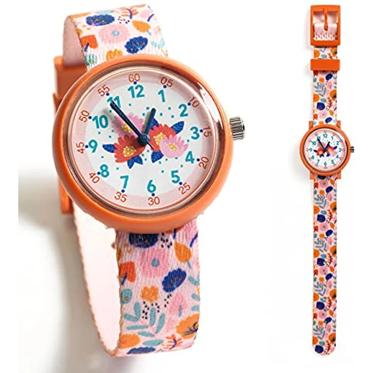 DJECO Quarzuhr Kinder Armbanduhr in buntem Design - Preisvergleich – Bild 6