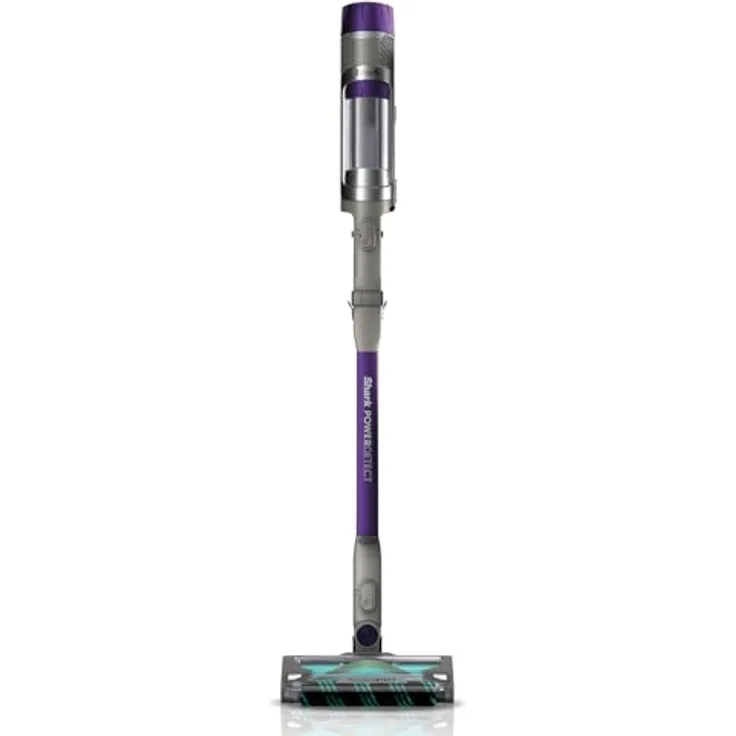 Shark PowerDetect Akku-Staubsauger mit DuoClean Detect, Reverse Clean & Anti Hair Wrap Plus, Motorisierter Tierhaar-Aufsatz, Fugendüse und Multi-Oberflächen-Aufsatz, Flexibel, Leicht, Grau IP1251EUT